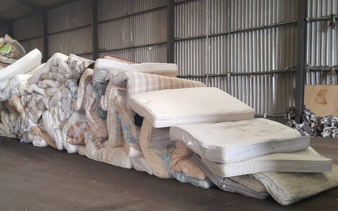 New data reveals huge gap between UK Council’s provision for recycling mattresses – new website launched to help consumers boost recycling rates