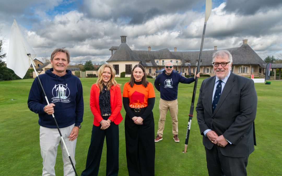 Atlantic rowers swap oars for golf clubs at £31,500 Yorkshire charity fundraiser