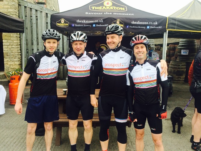 Prospect Property team saddles up for charity cycle ride